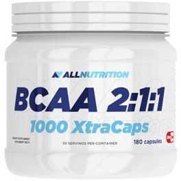 Амінокислота для спорту AllNutrition BCAA 2:1:1 1000 Xtra Caps 180 caps 651044 фото