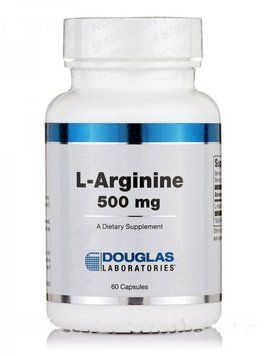 Douglas Laboratories L-Arginine, 500 mg, 60 capsules (DOU-01302) 654366 фото
