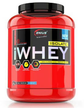 Протеин Genius Nutrition iWhey isolate 2000 g / 61 serving / Strawberry 1017018 фото