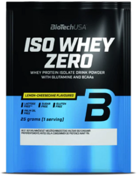 Протеин BioTechUSA Iso Whey Zero 25 g /sample/ Lemon Cheesecake 620079 фото