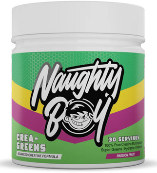 Креатин Naughty Boy Crea-Greens 270 g / 30 servings / Passion fruit 1183012 фото