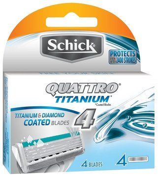 Schick Quatrro Titanium Сменные касеты для бритья 4 шт 1300463 фото
