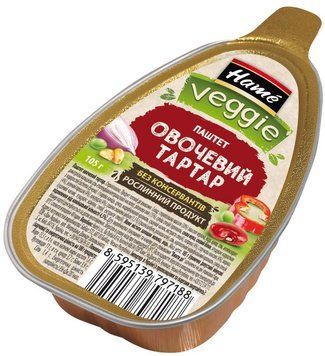 Паштет Hame Veggie Овощной тартар 105 г (8595139797188) 1081102 фото