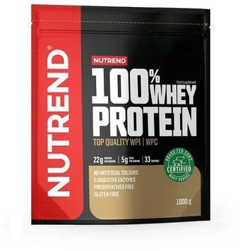 Протеин Nutrend 100% Whey Protein 1000 g /33 servings/ Chocolate Nut 914081 фото