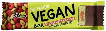 FitWin Vegan Bar - 12x60g Pistachio & Raspberry 1459730 фото