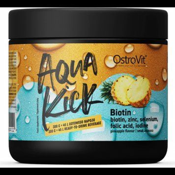 OstroVit Aqua Kick Biotin Биотин 300 г вкус ананас 1072816 фото