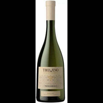 Вино Tbilvino Tsinandali біле сухе 12.5% 0.75 л (WNF4860038075120) 1218163 фото