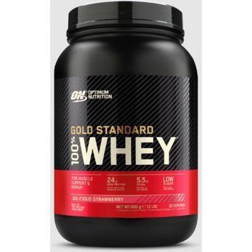 Optimum Nutrition Gold Standart 100% Whey 900 g / 30 servings / Delicios Strawberry 1323577 фото