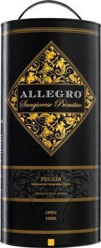 Вино Mare Magnum Allegro Sangiovese-Primitivo BAG IN TIN 3л (WNF8032610310820) 830248 фото