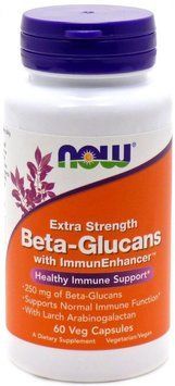 NOW Foods Beta-Glucans 250 mg 60 caps 416716 фото