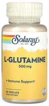 Solaray L-Glutamine 500mg - 50 Veg Capsules 1452759 фото