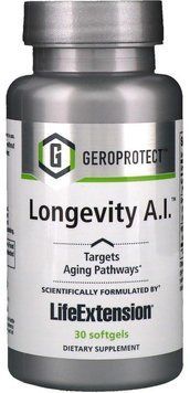 Life Extension Geroprotect Longevity A.I. 30 Softgels Формула долголетия 534599 фото