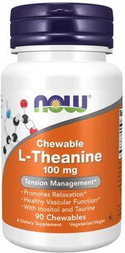 Now Foods L-Theanine 100mg Plus - 90 loz 1469087 фото