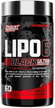 Nutrex Lipo-6 Black Uc - 60 liquid caps 1463243 фото