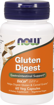 Now Foods Gluten Digest Ферменты для переваривания глютена 60 капсул 926238 фото