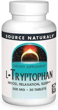 Source Naturals L-Tryptophan 500 mg - 30 Tablets 1452252 фото