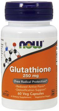 Now Foods Glutathione 250 mg 60 veg caps 416646 фото