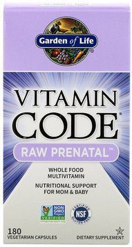 Garden of Life Vitamin Code, RAW prenatal, 180 Vegetarian Capsules (GOL-11590) 682204 фото