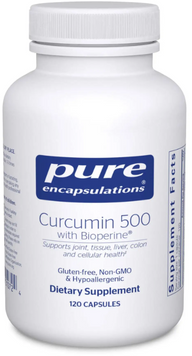 Pure Encapsulations Curcumin 500 with Bioperine Куркумин 500 с биоперином 120 капсул 1158451 фото