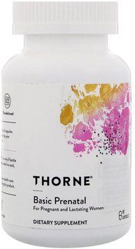Thorne Research Basic Prenatal 90 Caps Мультівітаміни для вагітних 531410 фото