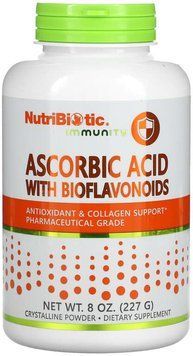 NutriBiotic Ascorbic Asid Аскорбиновая кислота с биофлавоноидами 227 г 1185845 фото