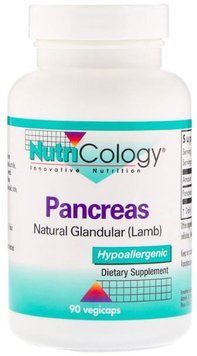 Nutricology Pancreas Natural Glandular (Lamb) 90 Veggie Caps Підшлункова залоза овеча 552234 фото