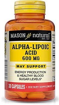 Mason Natural Alpha-Lipoic Acid 600 mg Альфа-липоевая кислота 30 капсул 934635 фото