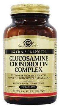 Solgar Glucosamine Chondroitin Complex Extra Strength 75 Tablets 500332 фото