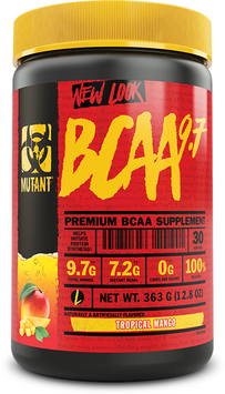 Амінокислота для спорту Mutant BCAA 9.7 363 g / 30 servings / Tropical Mango 690173 фото