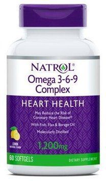 Natrol Omega-3-6-9 Complex 55% 60 sgels (NTL-00997) 629276 фото
