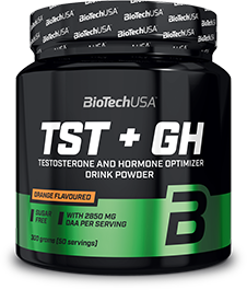 Бустер тестостерону BioTechUSA TST+GH 300 g /50 servings/ Blue Lemonade 399612 фото