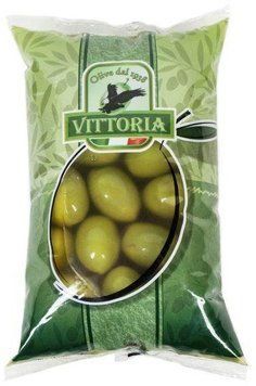 Оливки гигантские с косточками Vittoria Olive Verdi Dolci Giganti, 500г 958567 фото