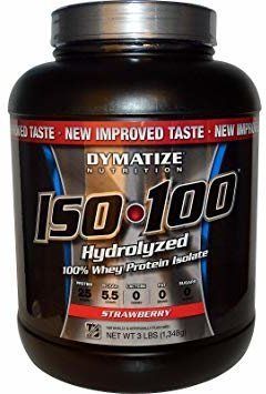 Протеин Dymatize ISO-100 1362 g /48 servings/ Strawberry 416542 фото