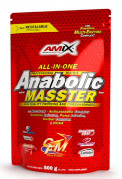 Гейнер Amix Anabolic Masster 500 g/5 servings/forest fruits 1113701 фото
