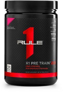 Rule One Proteins R1 Pre Train 2.0 390 g /25 servings/ Fruit Punch 469055 фото