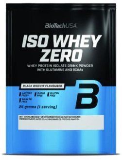 Протеин BioTechUSA Iso Whey Zero 25g / 1 serving/ Black biscuit 990114 фото