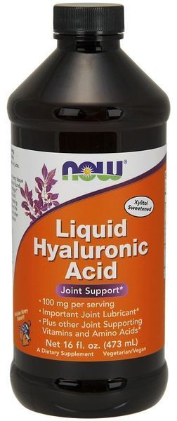 Now Foods Hyaluronic Acid 100 mg Liquid 473 ml /32 servings/ Berry 416657 фото