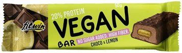 FitWin Vegan Bar - 12x50g Chocolate & Lemon 1459731 фото