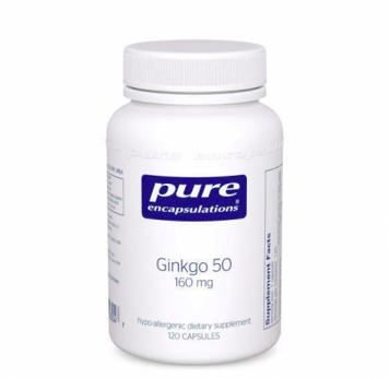 Pure Encapsulations Ginkgo Biloba 160 mg 120 caps Гинкго Билоба (PE-00304) 554076 фото