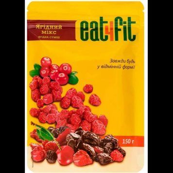 Упаковка смесь Eat4Fit Ягодный микс 2х150 г (4820212130168) 1219567 фото