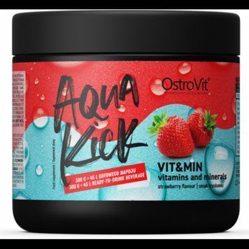 OstroVit Aqua Kick Vit&Min Витамины и минералы 300 г вкус клубники 1072819 фото
