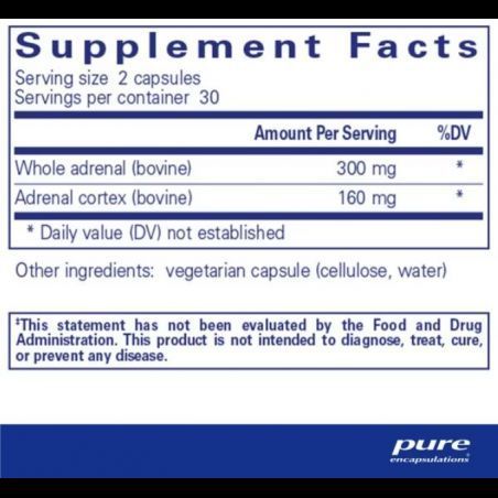 Pure Encapsulations Adrenal Вітаміни для надниркових залоз 60 капсул 1158452 фото Pure Encapsulations Adrenal Вітаміни для надниркових залоз 60 капсул 1158452 фото