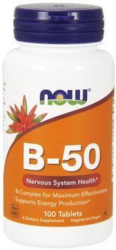 Now Foods Vitamin B-50 100 Tabs Витамин B-50 520635 фото