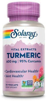 Solaray Turmeric Root Extract One 600mg - 30 Veg Capsules 1452595 фото