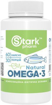 Stark Pharm Natural Omega 3 - 60 Capsules 1457998 фото