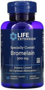 Life Extension Specially-Coated Bromelain 500 mg - 60 tablets 1461065 фото