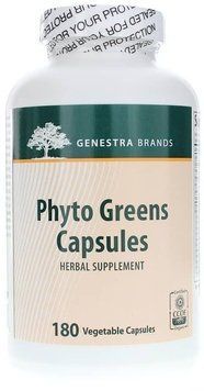Genestra Brands Phyto Greens Вітаміни з харчовими волокнами і ферментами 180 капсул 774817 фото
