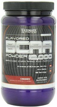 Амінокислота для спорту Ultimate Nutrition Flavored BCAA 12,000 Powder 457 g /60 servings/ Cherry 391028 фото