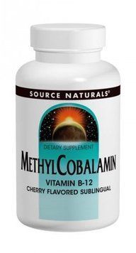 Source Naturals Methyl Cobalamin (В12) 5мг, Cherry Flavored, 60 Tab 417624 фото