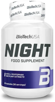 BiotechUSA Night Добавка для повышения качества сна 60 капсул 1191417 фото